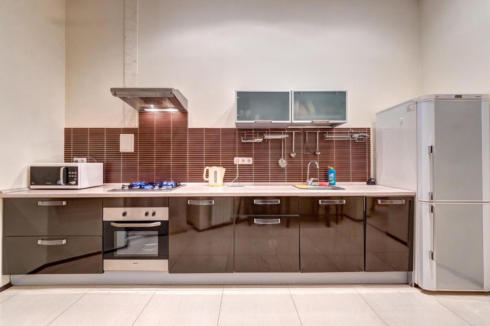 Apartment Saksahanskoho St, 78А キエフ エクステリア 写真